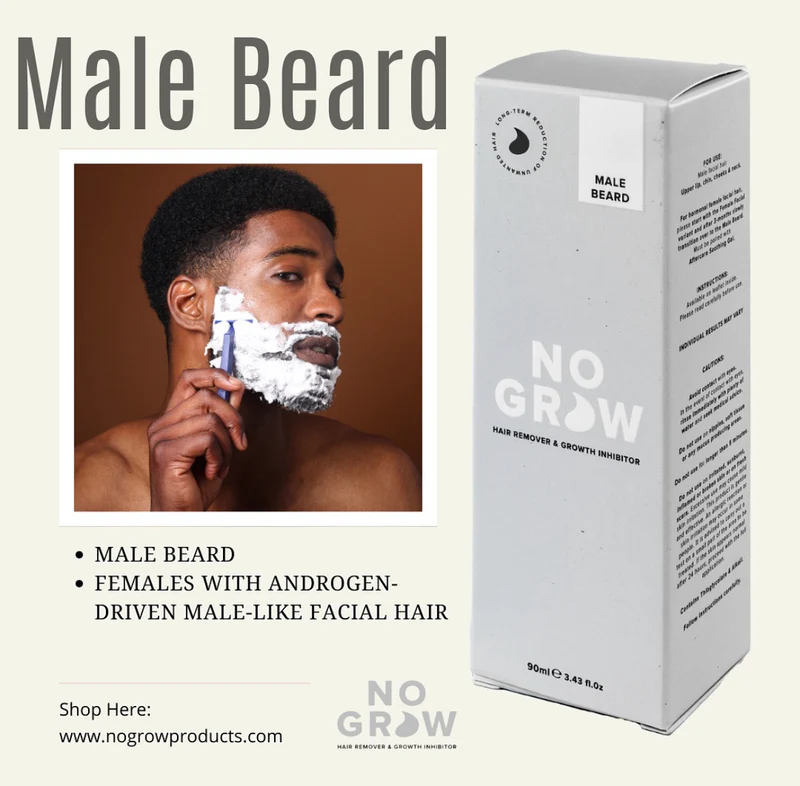 Male Beard Hair Remover & Growth Inhibitor - Image 3