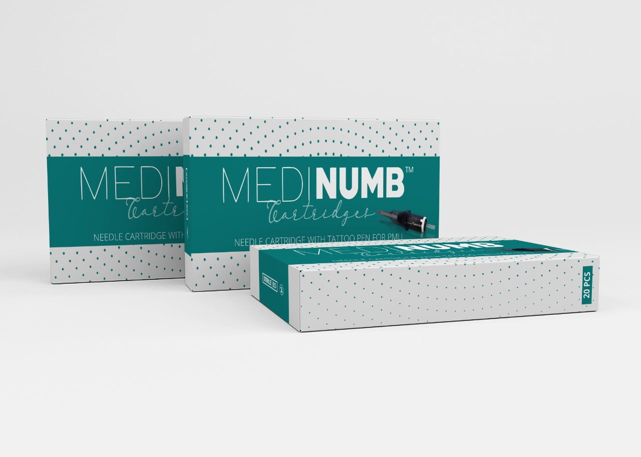 Medi Numb Needle Cartridge - 0.18 11 Uflat - Image 3
