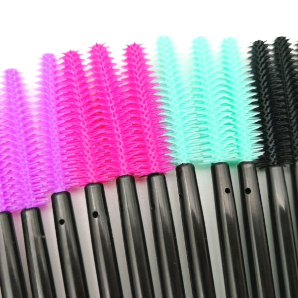 Silicone Mascara Wands, 50 pack