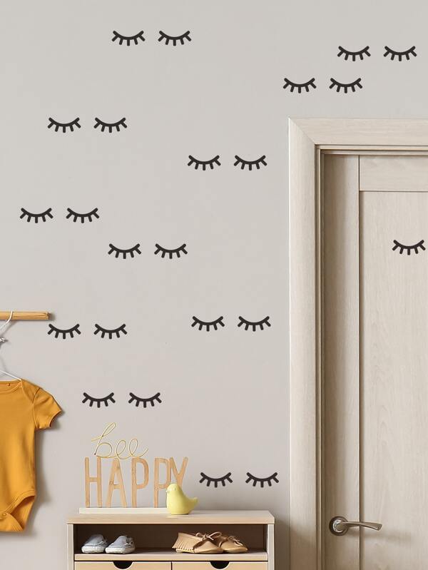 Decorative Eyelash Wall Sticker Small Size (20 sets)