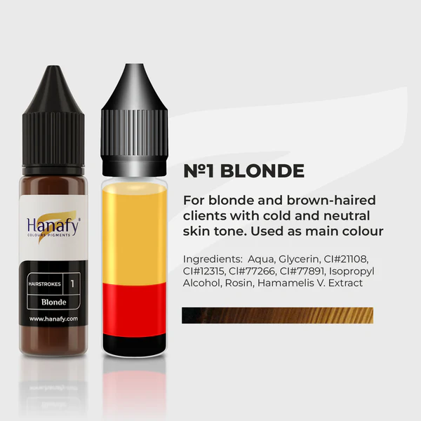Hanafy Hairstroke Pigment - Blonde No 1 - Image 3
