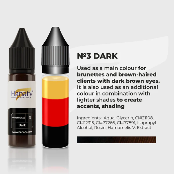 Hanafy Hairstroke Pigment - Dark No 3 - Image 3