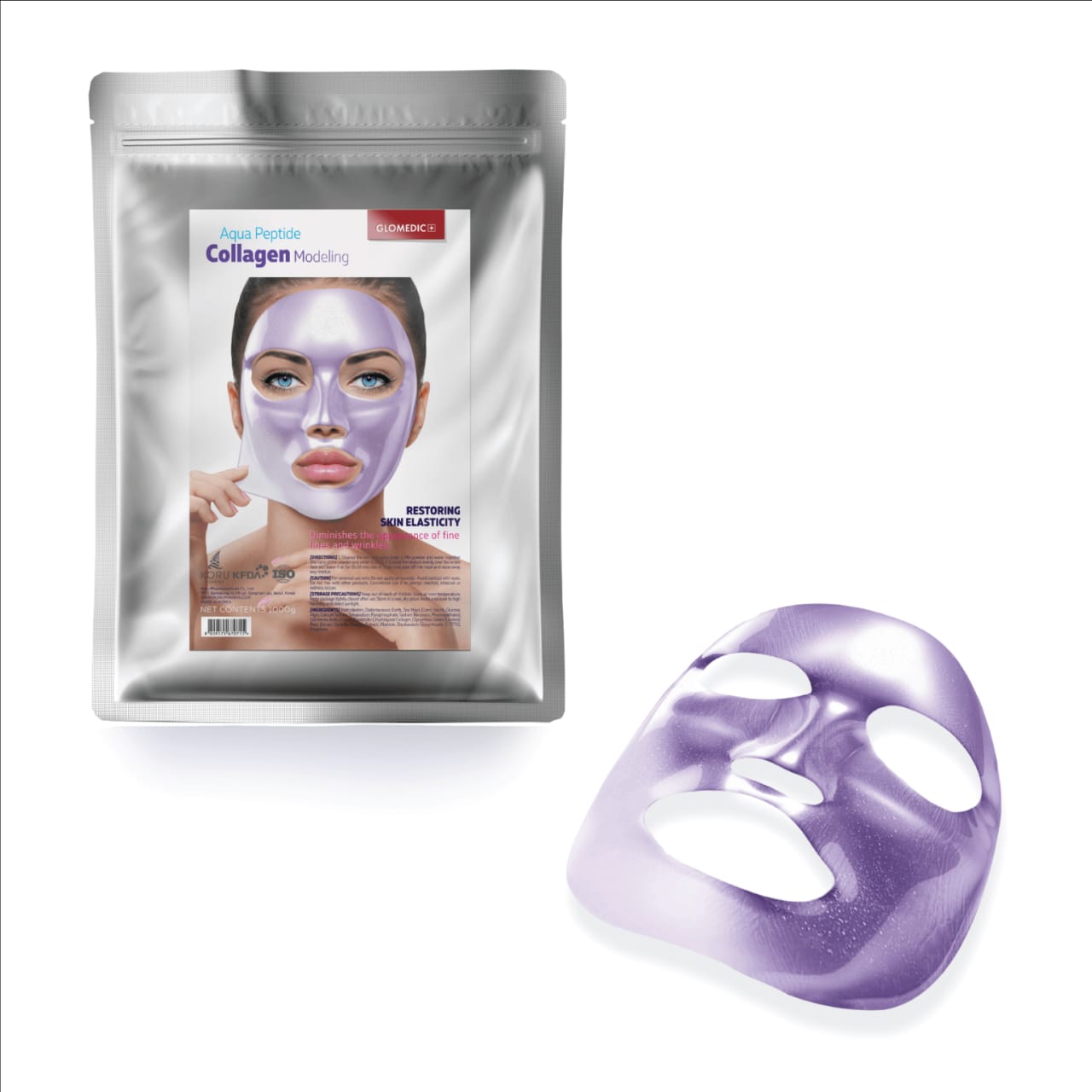 Glomedic Aqua Peptide Collagen Mask 25g - Image 2
