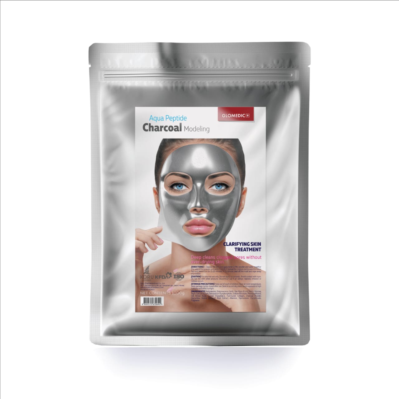 Glomedic Charcoal Aqua Peptide Modeling Mask 25g