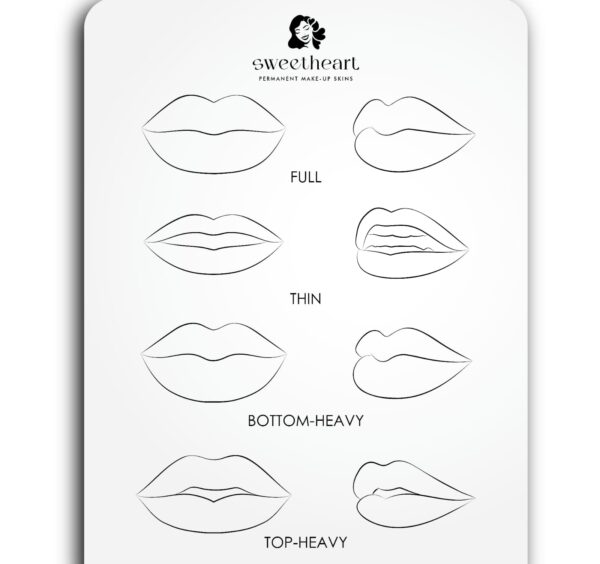 Lip Shapes PMU Practice Skin #2