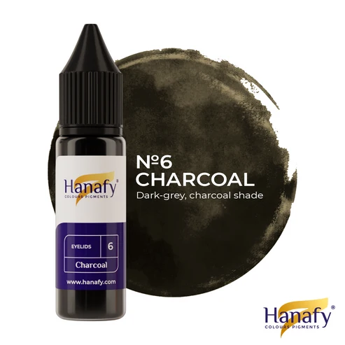Hanafy Eyeliner Pigment – Charcoal No 6