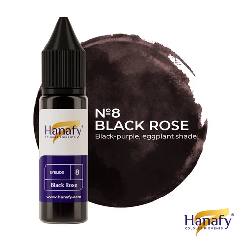 Hanafy Eyeliner Pigment – Black Rose No 8
